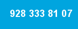 928 333 81 07 928 333 81 07